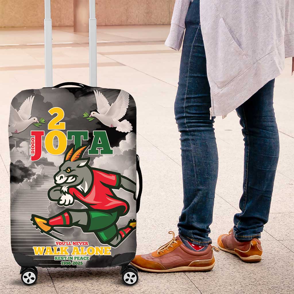 Portuguese Footballer Memorial Luggage Cover You'll Never Walk Alone Rest In Peace 1996-2025 LT9