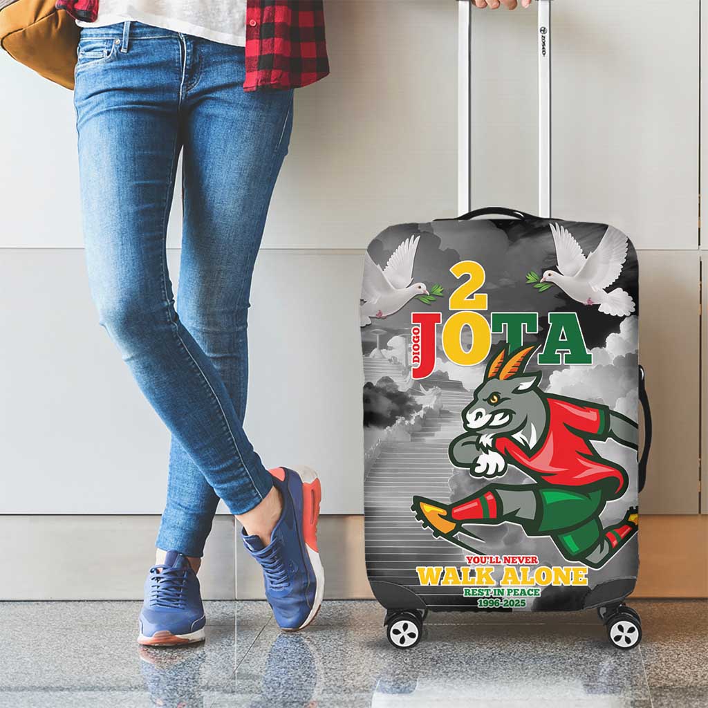 Portuguese Footballer Memorial Luggage Cover You'll Never Walk Alone Rest In Peace 1996-2025 LT9