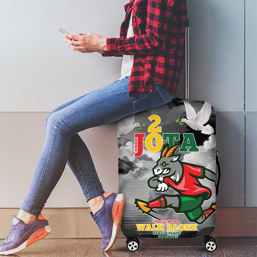Portuguese Footballer Memorial Luggage Cover You'll Never Walk Alone Rest In Peace 1996-2025 LT9