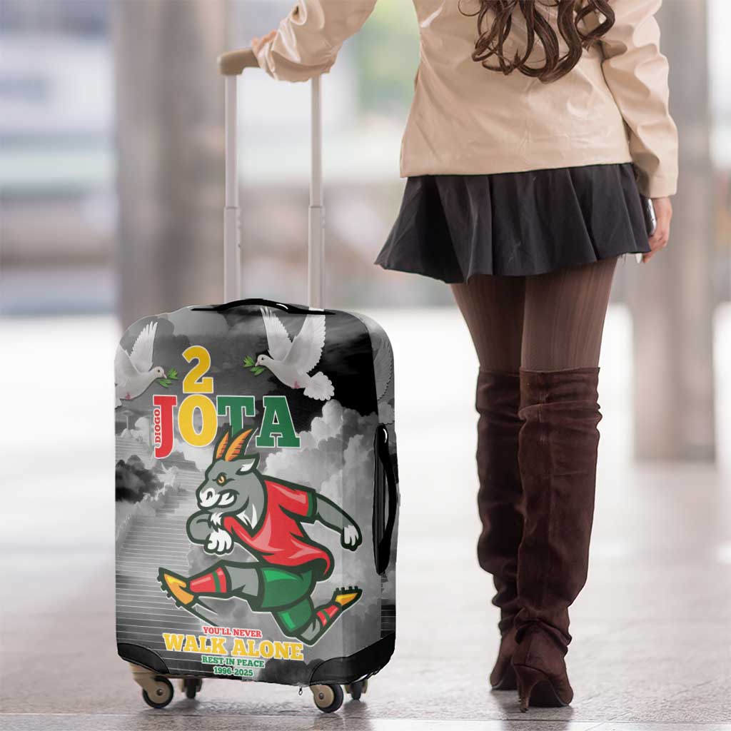 Portuguese Footballer Memorial Luggage Cover You'll Never Walk Alone Rest In Peace 1996-2025 LT9