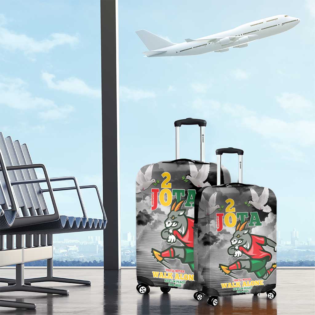 Portuguese Footballer Memorial Luggage Cover You'll Never Walk Alone Rest In Peace 1996-2025 LT9