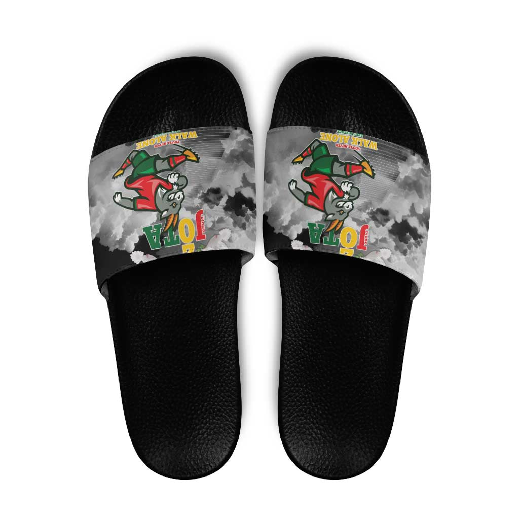Portuguese Footballer Memorial Slide Sandals You'll Never Walk Alone Rest In Peace 1996-2025 LT9