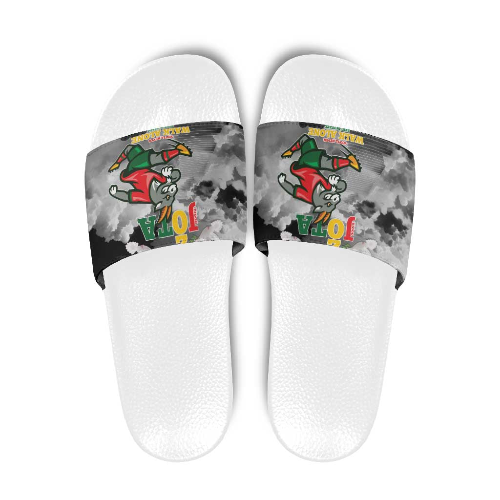 Portuguese Footballer Memorial Slide Sandals You'll Never Walk Alone Rest In Peace 1996-2025 LT9