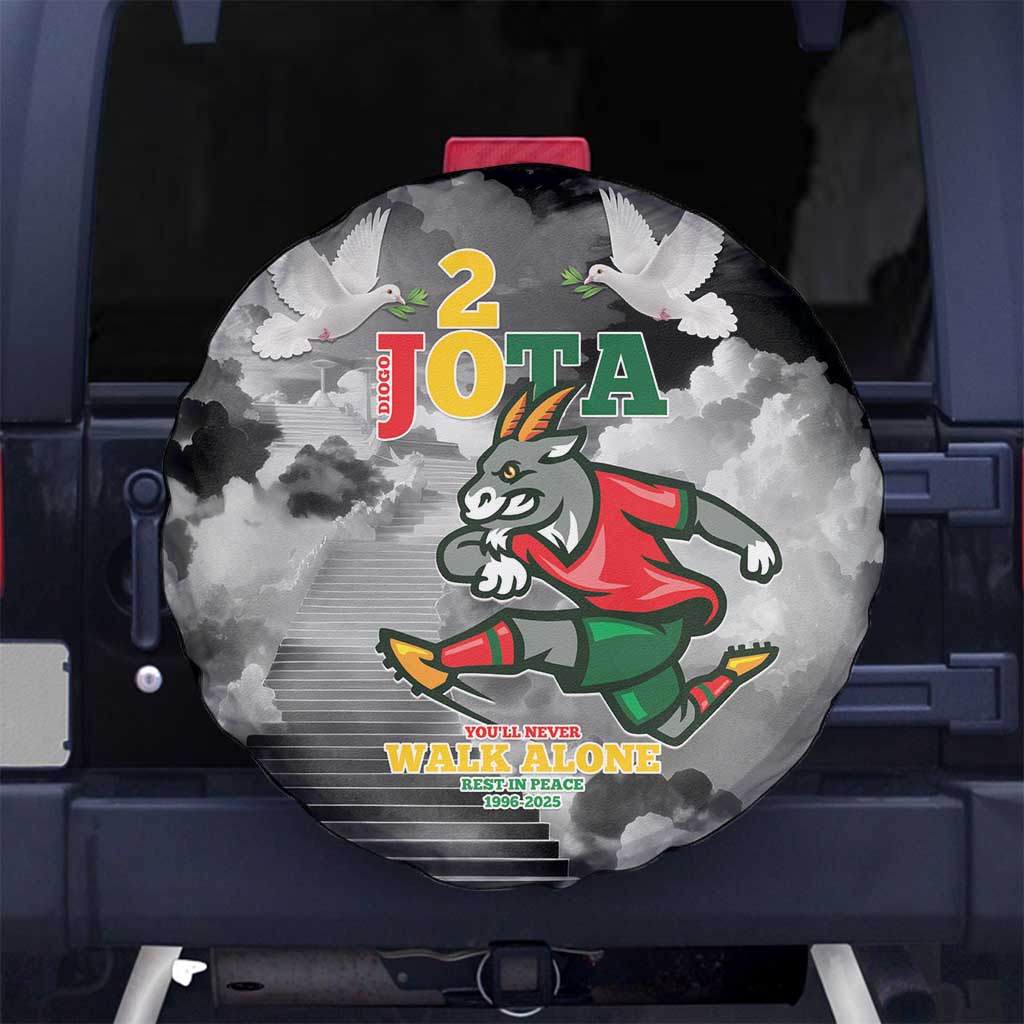 Portuguese Footballer Memorial Spare Tire Cover You'll Never Walk Alone Rest In Peace 1996-2025 LT9