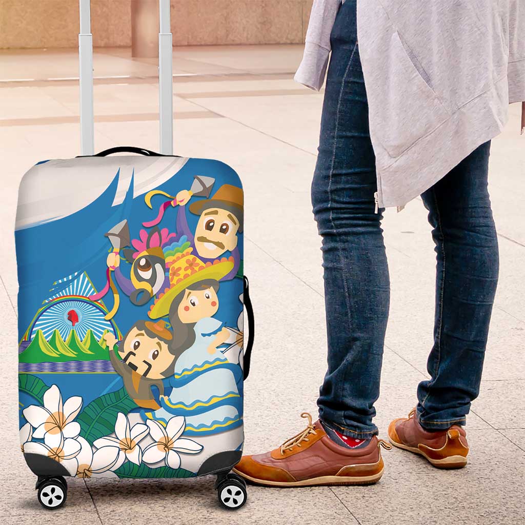 Nicaragua Independence Day Luggage Cover Since 1821 Nicaragua Culture Concept LT9