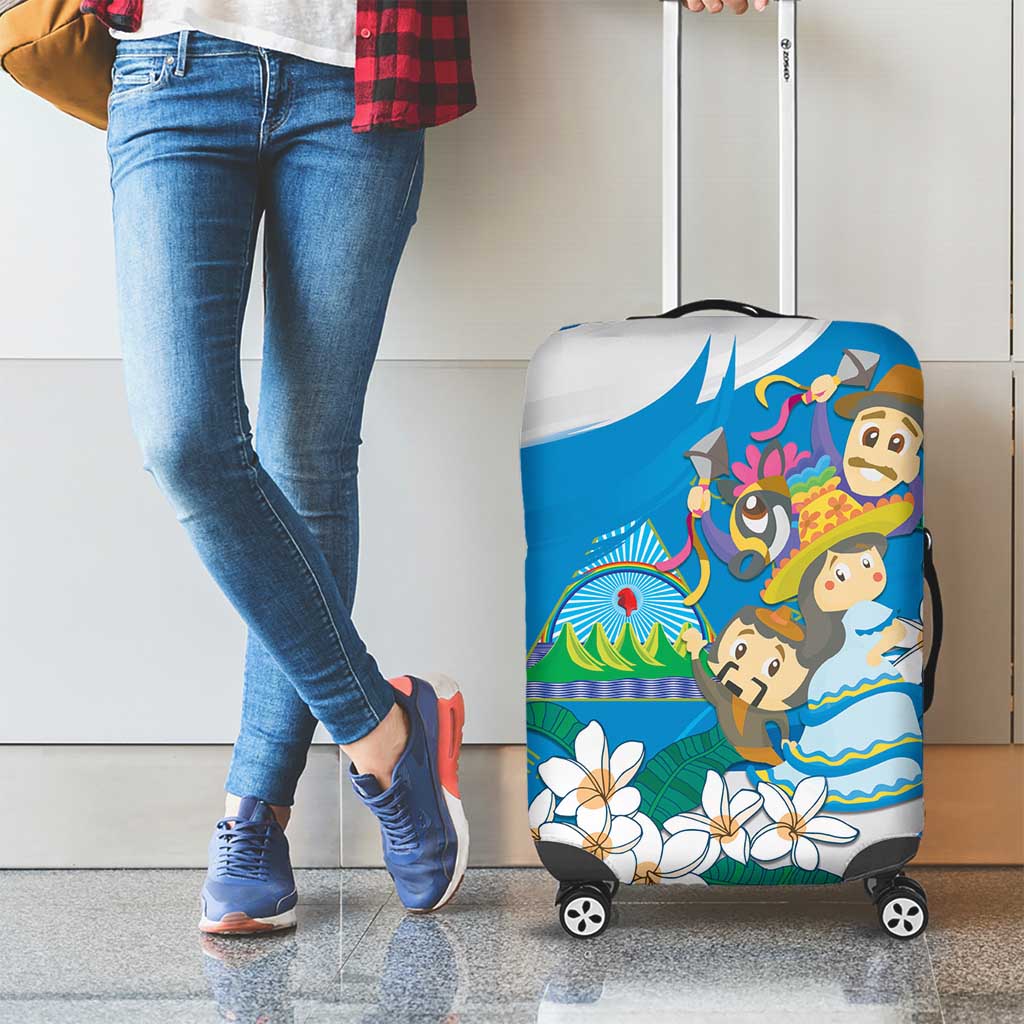 Nicaragua Independence Day Luggage Cover Since 1821 Nicaragua Culture Concept LT9