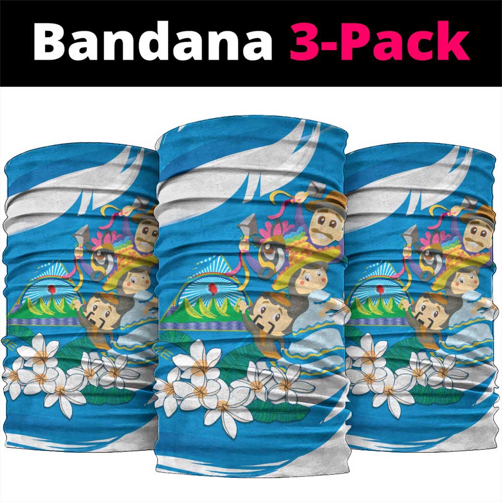Nicaragua Independence Day Neck Gaiter Since 1821 Nicaragua Culture Concept LT9
