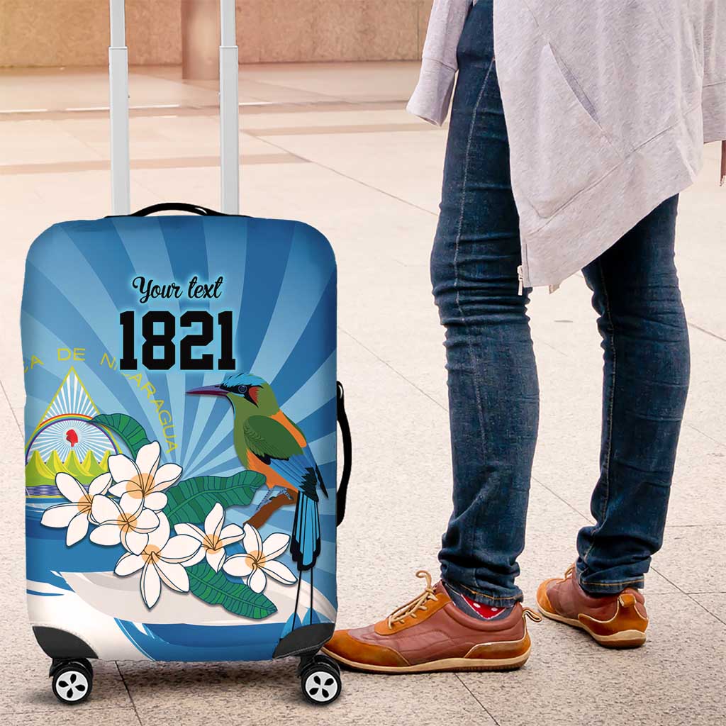 Nicaragua Independence Day Personalized Luggage Cover Since 1821 Proud Guardabarranco Sacuanjoche LT9