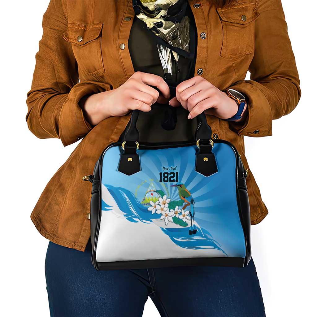 Nicaragua Independence Day Personalized Shoulder Handbag Since 1821 Proud Guardabarranco Sacuanjoche LT9