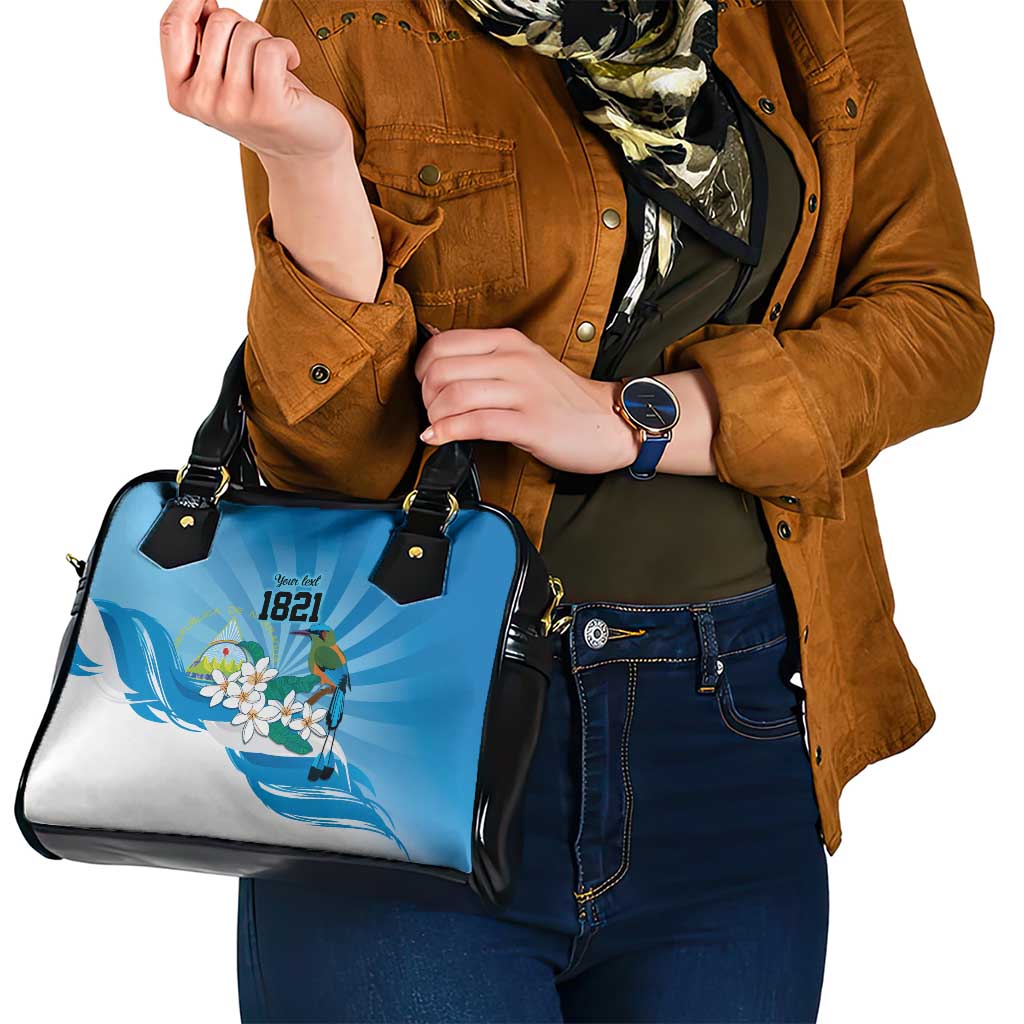Nicaragua Independence Day Personalized Shoulder Handbag Since 1821 Proud Guardabarranco Sacuanjoche LT9