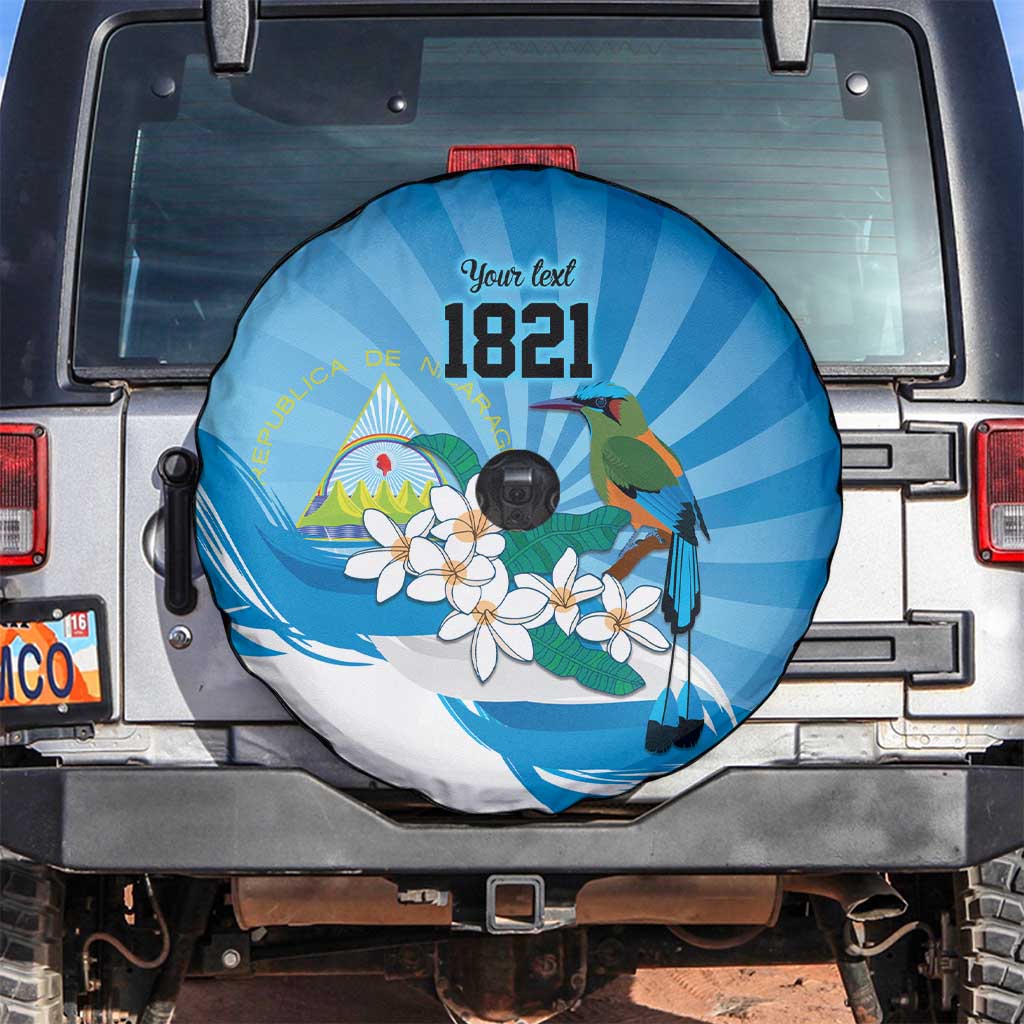 Nicaragua Independence Day Personalized Spare Tire Cover Since 1821 Proud Guardabarranco Sacuanjoche LT9