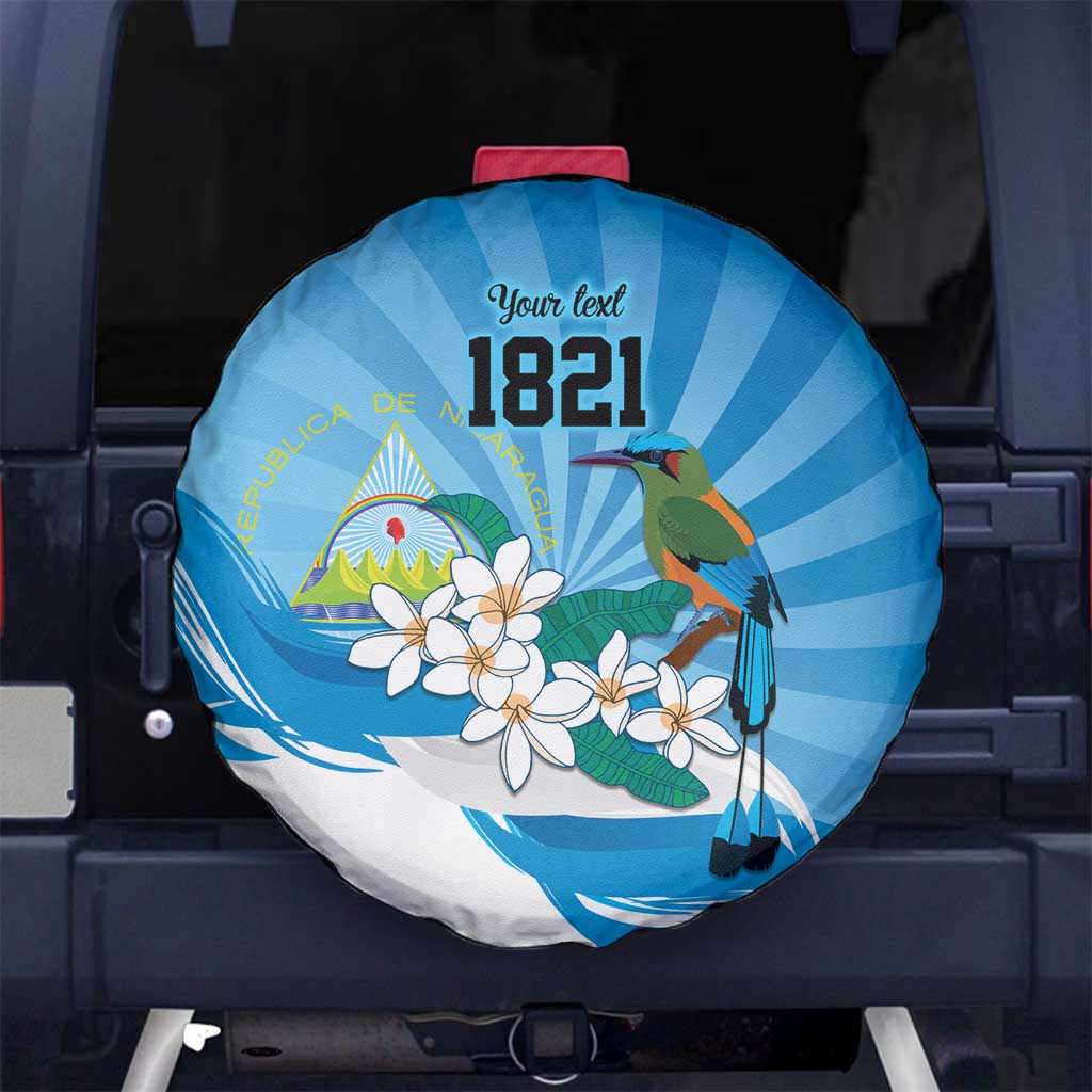 Nicaragua Independence Day Personalized Spare Tire Cover Since 1821 Proud Guardabarranco Sacuanjoche LT9