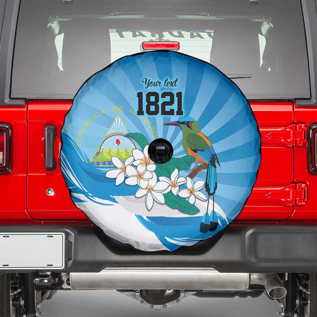 Nicaragua Independence Day Personalized Spare Tire Cover Since 1821 Proud Guardabarranco Sacuanjoche LT9