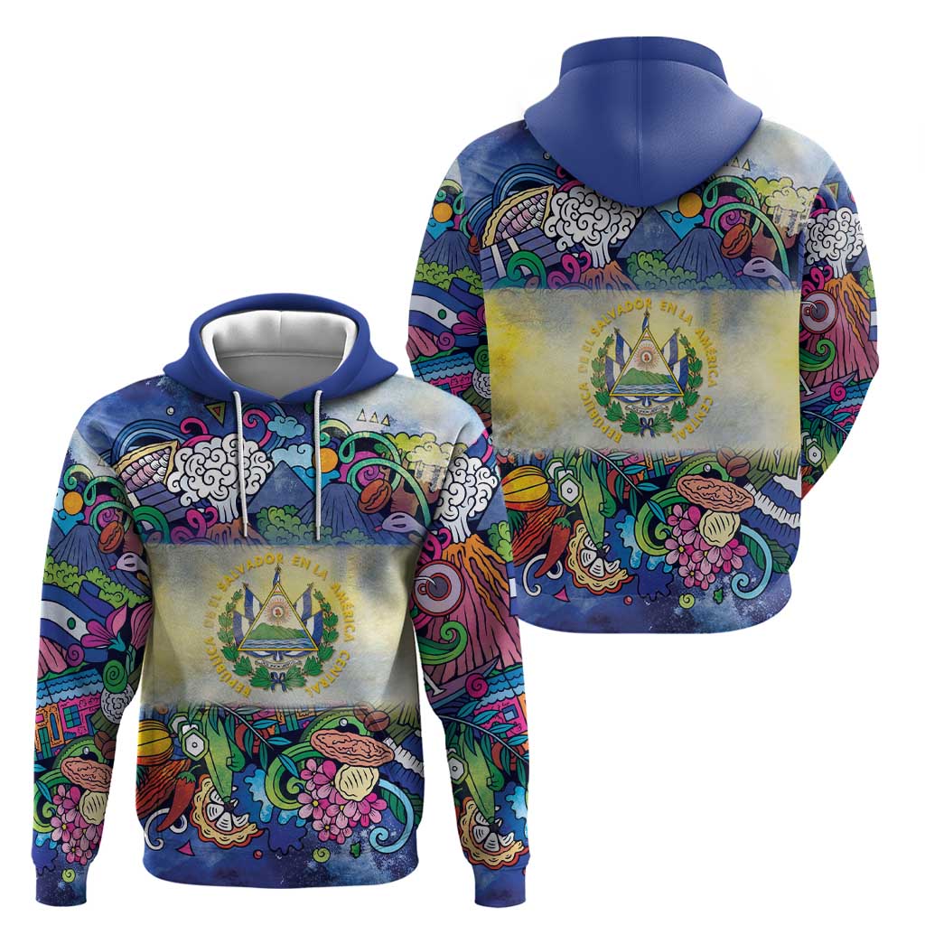 El Salvador Hoodie Funny Local Inspired LT9