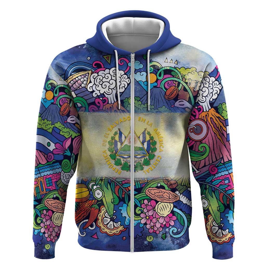 El Salvador Hoodie Funny Local Inspired LT9