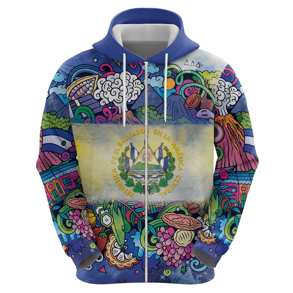 El Salvador Hoodie Funny Local Inspired LT9