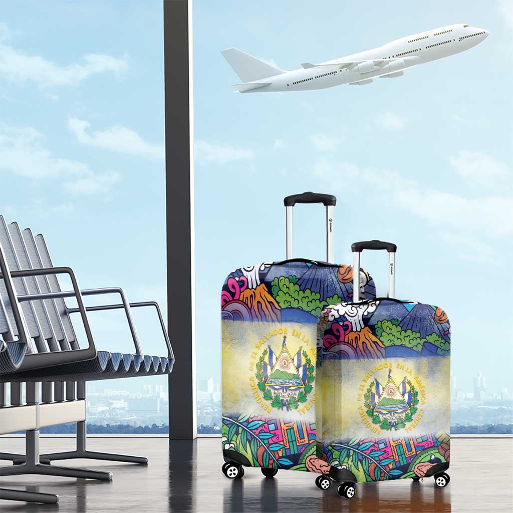 El Salvador Luggage Cover Funny Local Inspired LT9