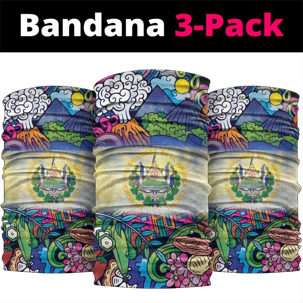 El Salvador Neck Gaiter Funny Local Inspired LT9