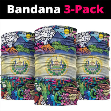 El Salvador Neck Gaiter Funny Local Inspired LT9