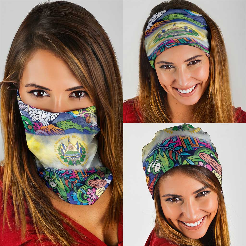 El Salvador Neck Gaiter Funny Local Inspired LT9