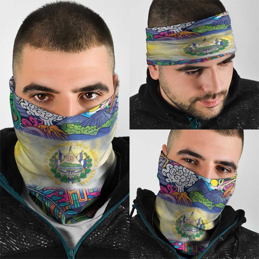 El Salvador Neck Gaiter Funny Local Inspired LT9