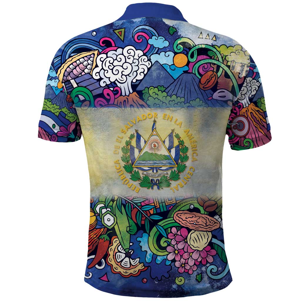 El Salvador Polo Shirt Funny Local Inspired LT9