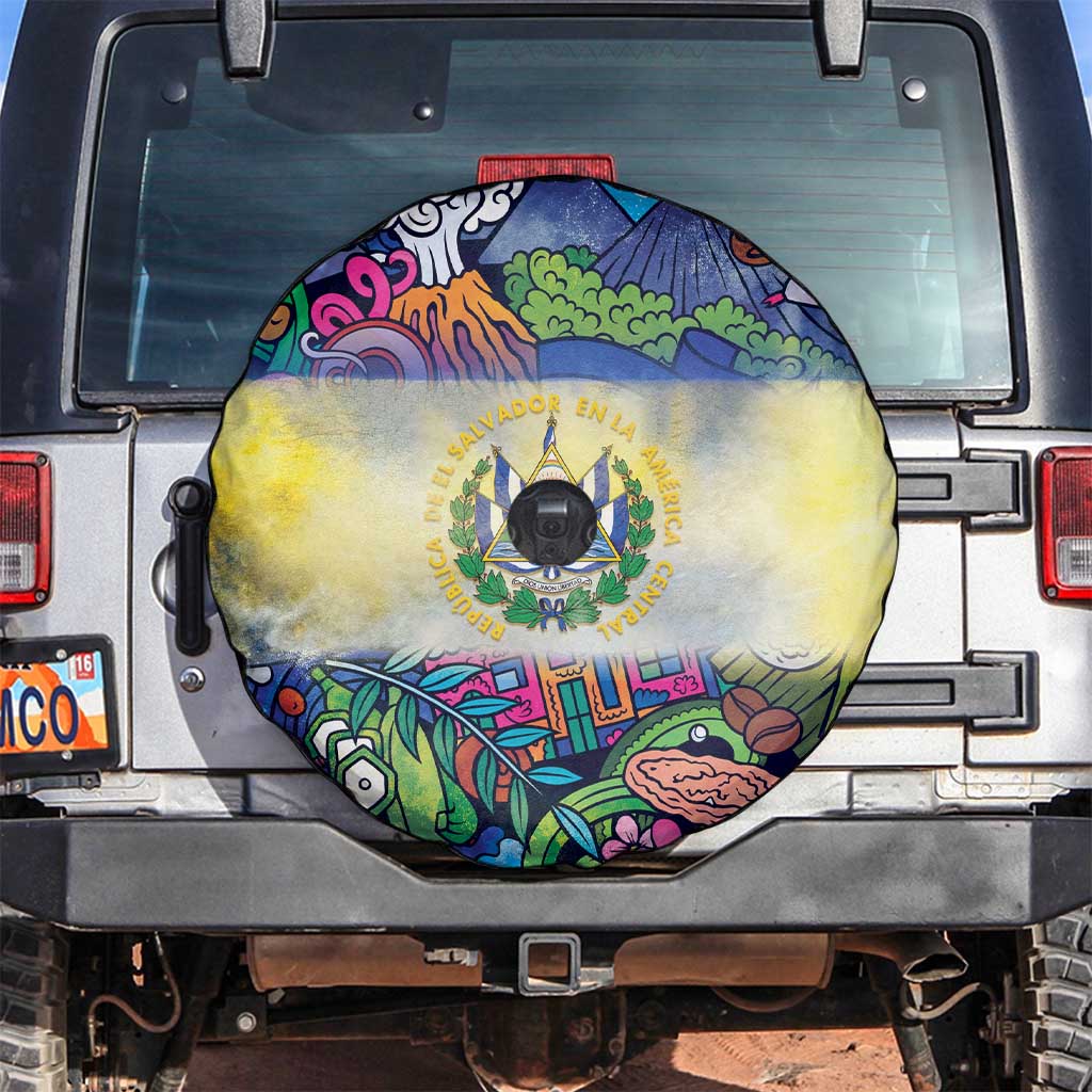 El Salvador Spare Tire Cover Funny Local Inspired LT9