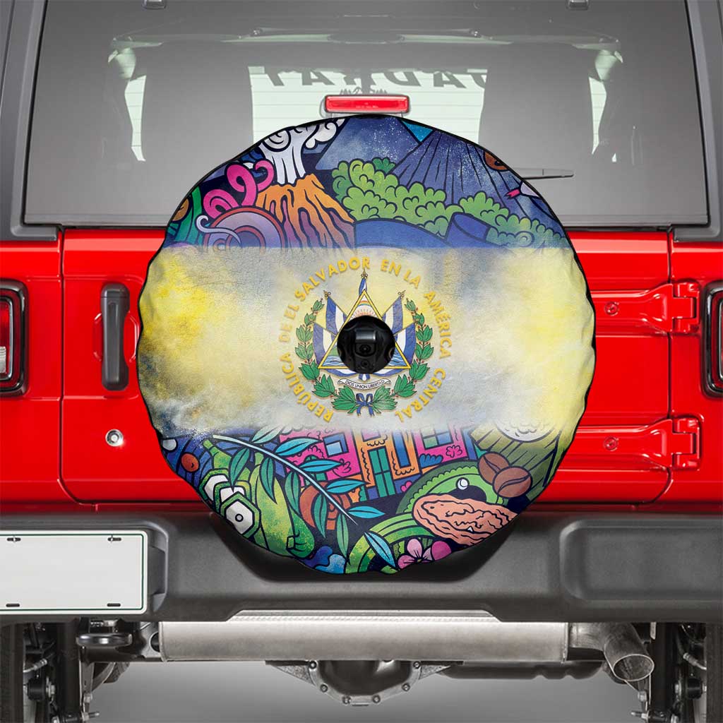 El Salvador Spare Tire Cover Funny Local Inspired LT9