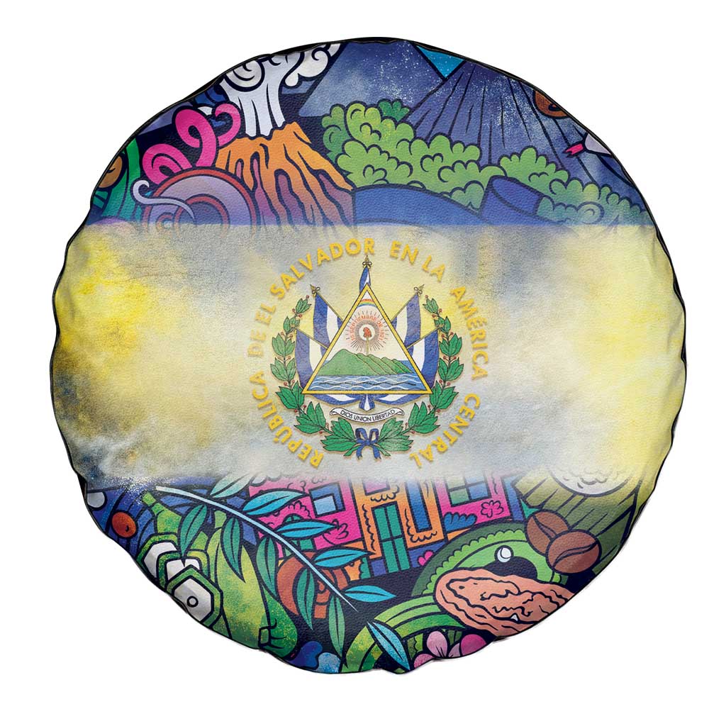 El Salvador Spare Tire Cover Funny Local Inspired LT9