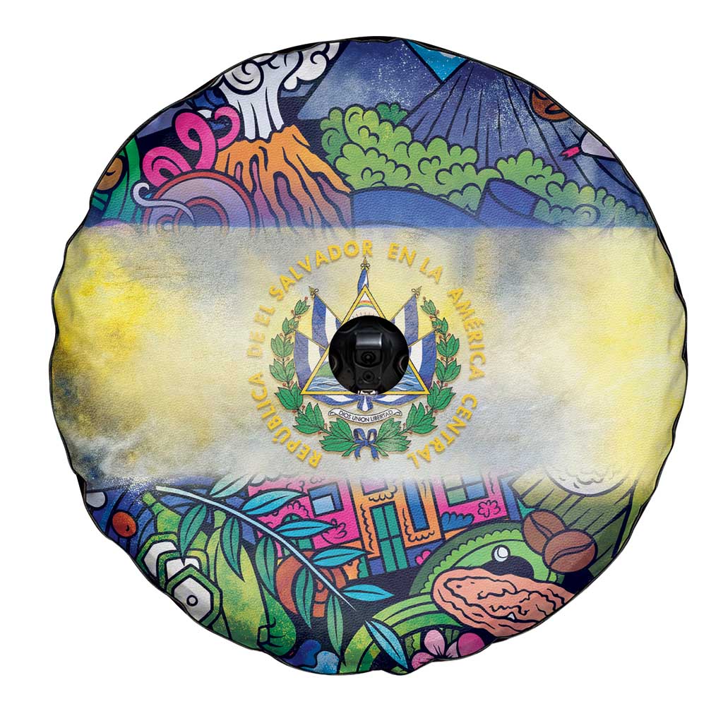 El Salvador Spare Tire Cover Funny Local Inspired LT9