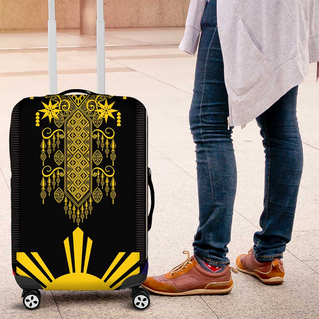 Afro Pinoy Blackapino Half Black Filipino Luggage Cover LT9