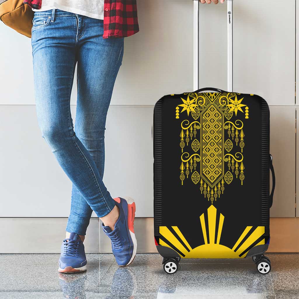 Afro Pinoy Blackapino Half Black Filipino Luggage Cover LT9