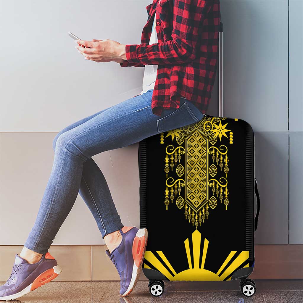 Afro Pinoy Blackapino Half Black Filipino Luggage Cover LT9