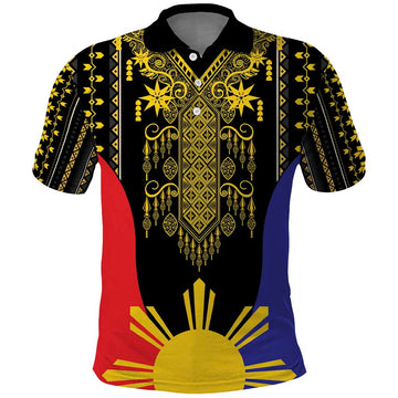 Afro Pinoy Blackapino Half Black Filipino Polo Shirt LT9