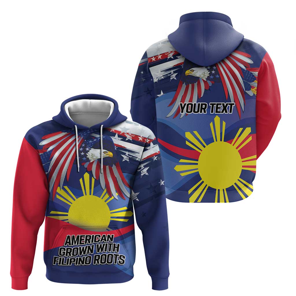 Personalized American Grown With Filipino Roots Hoodie LT9