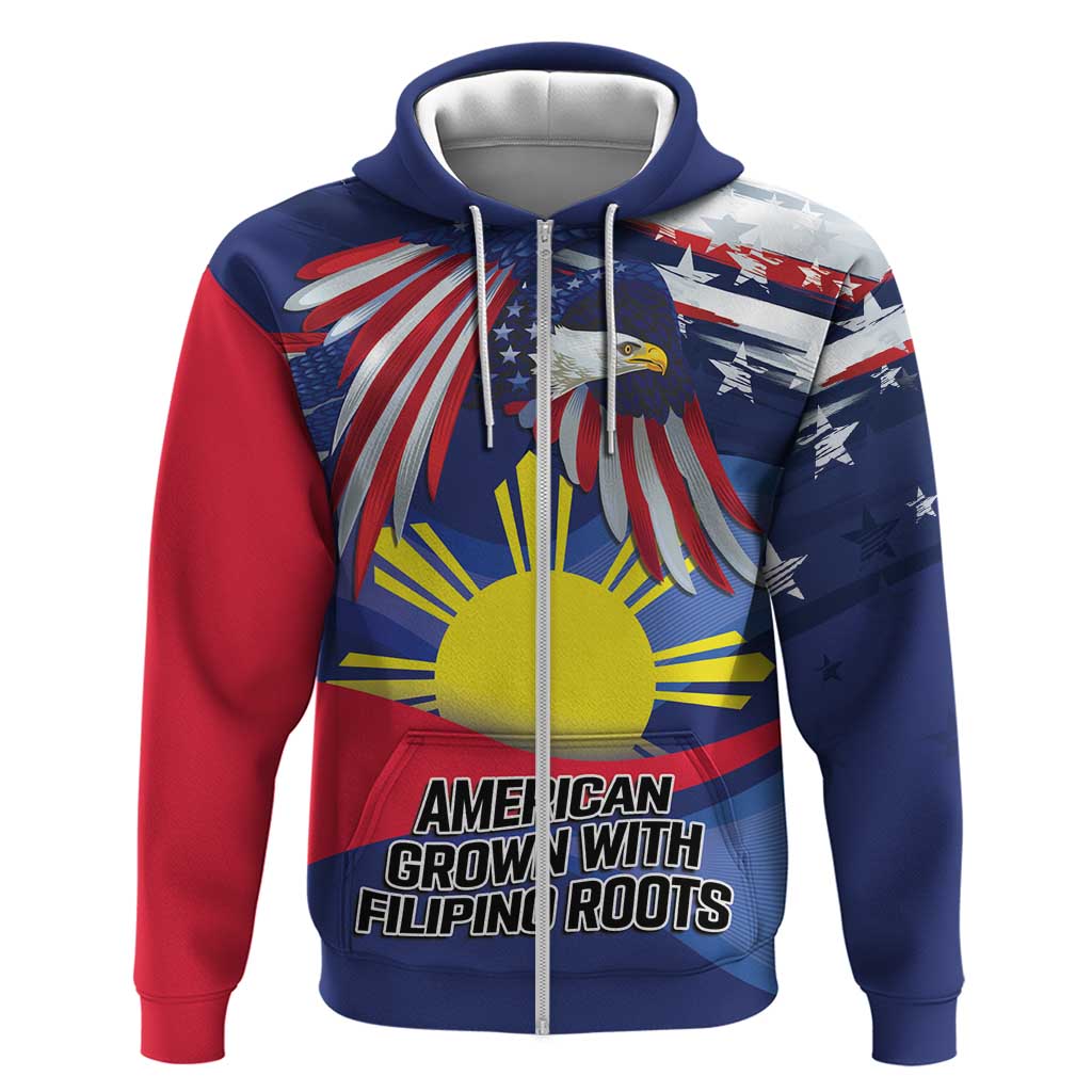 Personalized American Grown With Filipino Roots Hoodie LT9