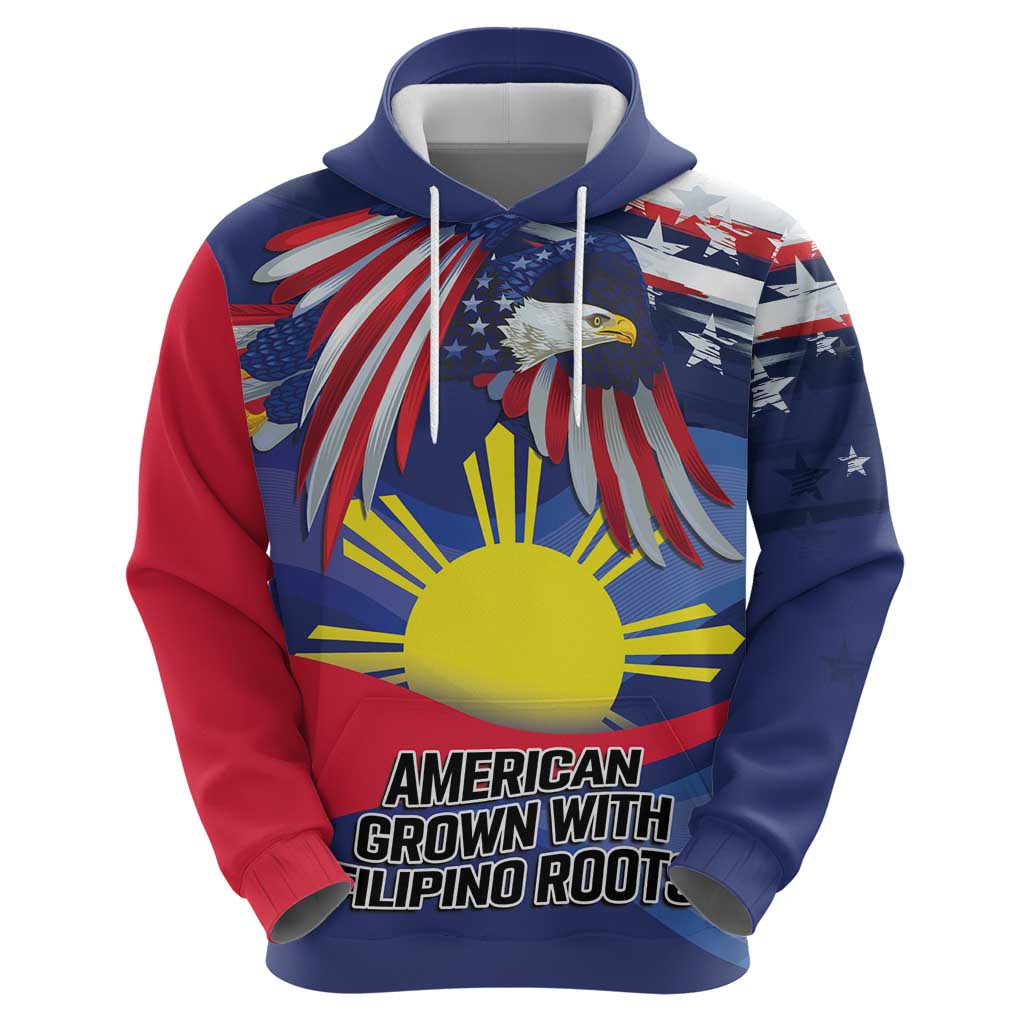 Personalized American Grown With Filipino Roots Hoodie LT9