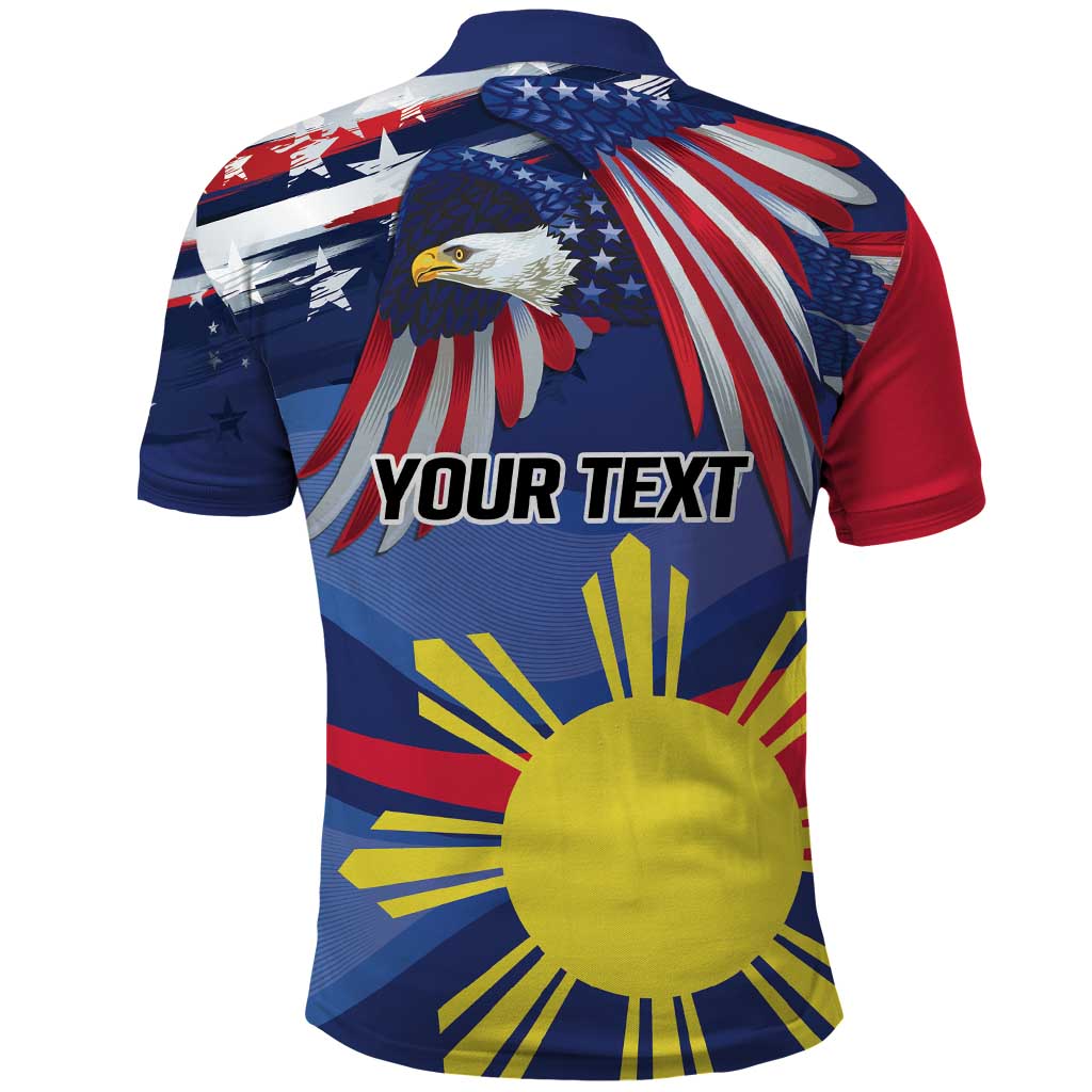 Personalized American Grown With Filipino Roots Polo Shirt LT9