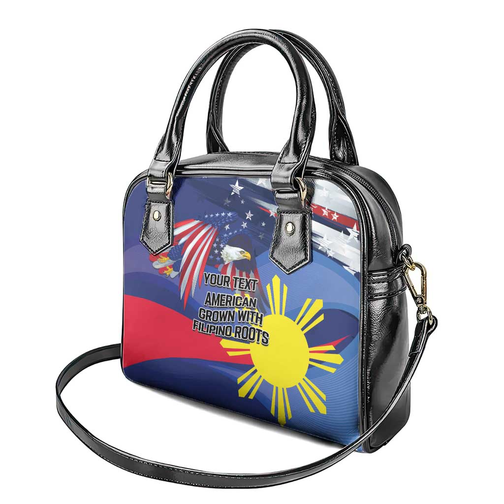 Personalized American Grown With Filipino Roots Shoulder Handbag LT9