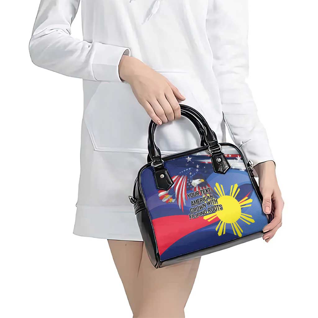 Personalized American Grown With Filipino Roots Shoulder Handbag LT9