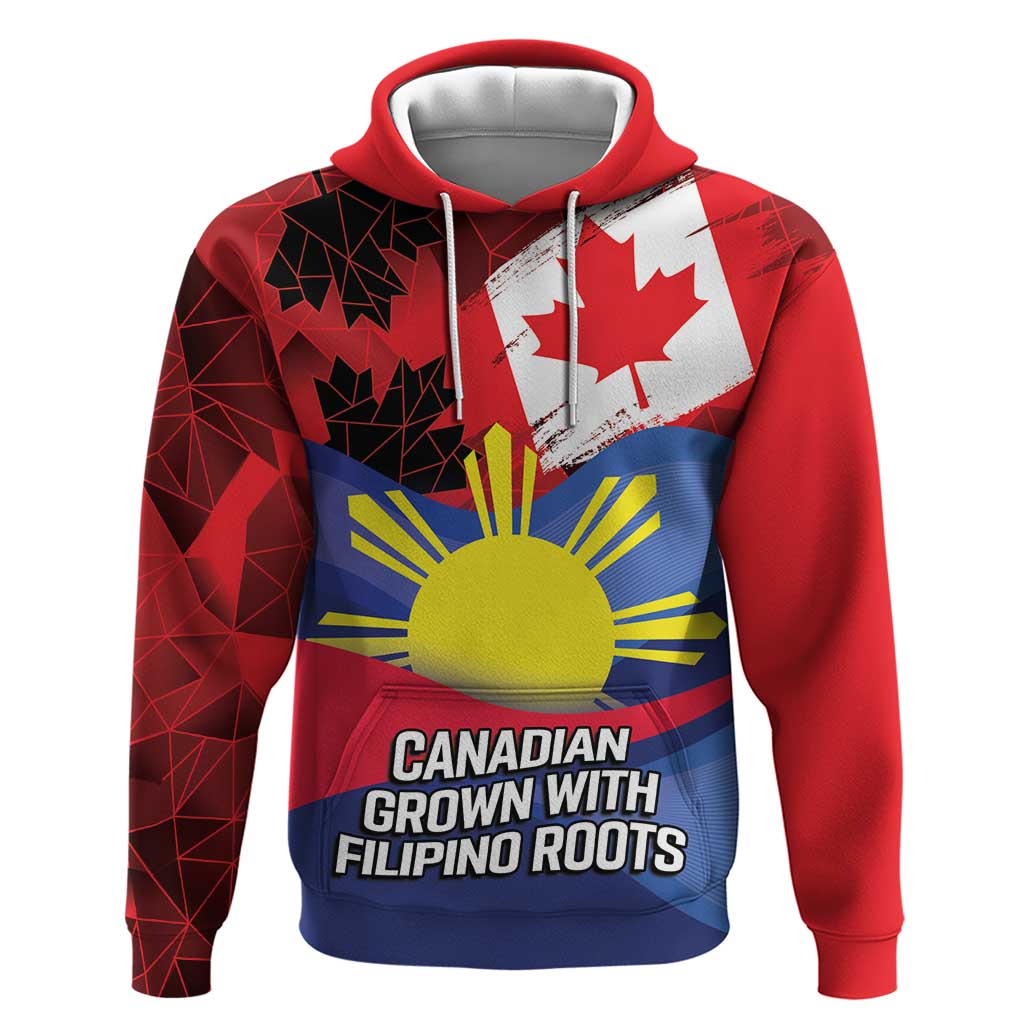 Personalized Canadian Grown With Filipino Roots Hoodie LT9
