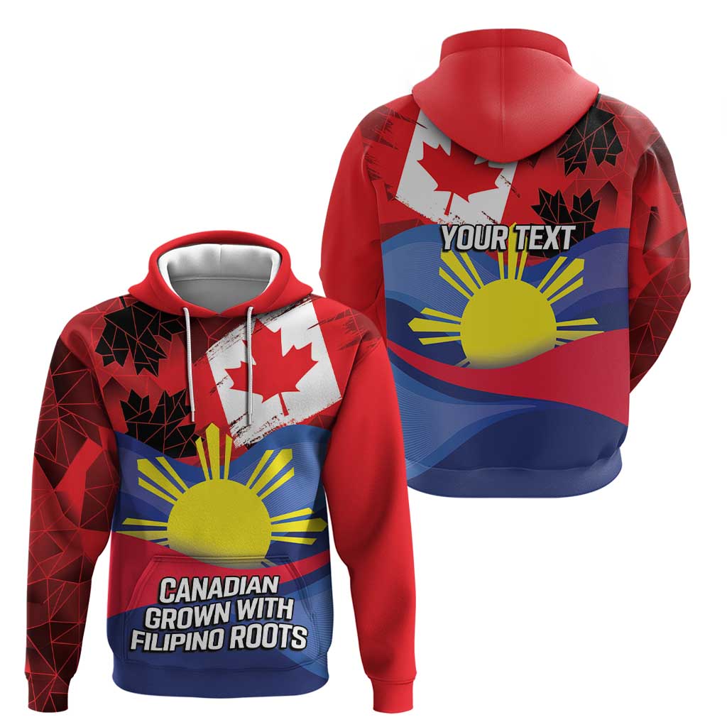 Personalized Canadian Grown With Filipino Roots Hoodie LT9