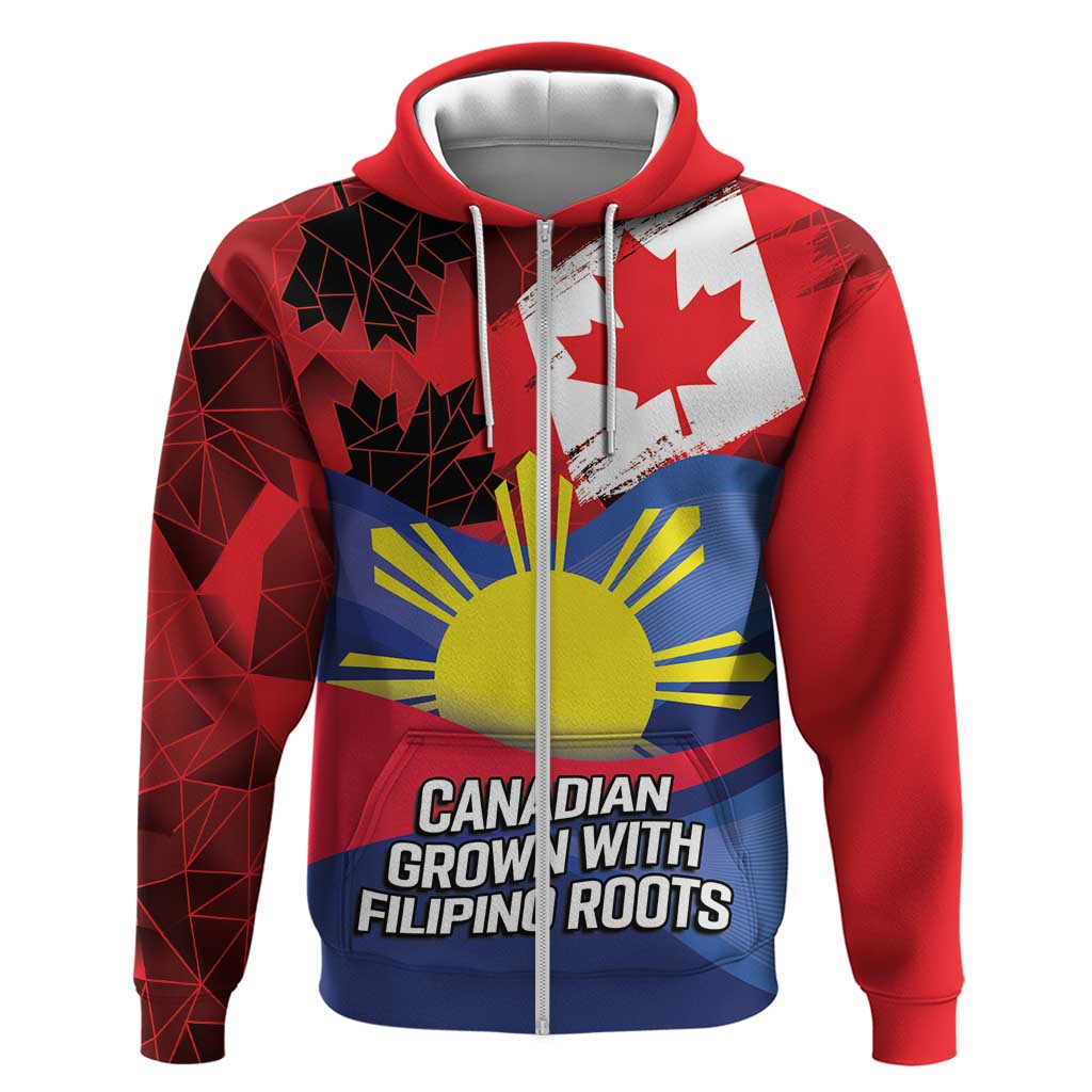 Personalized Canadian Grown With Filipino Roots Hoodie LT9