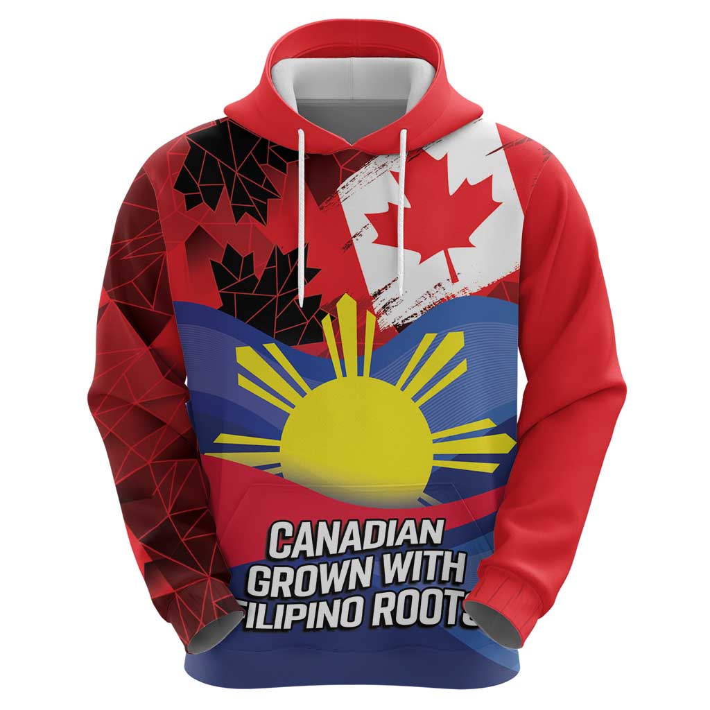 Personalized Canadian Grown With Filipino Roots Hoodie LT9