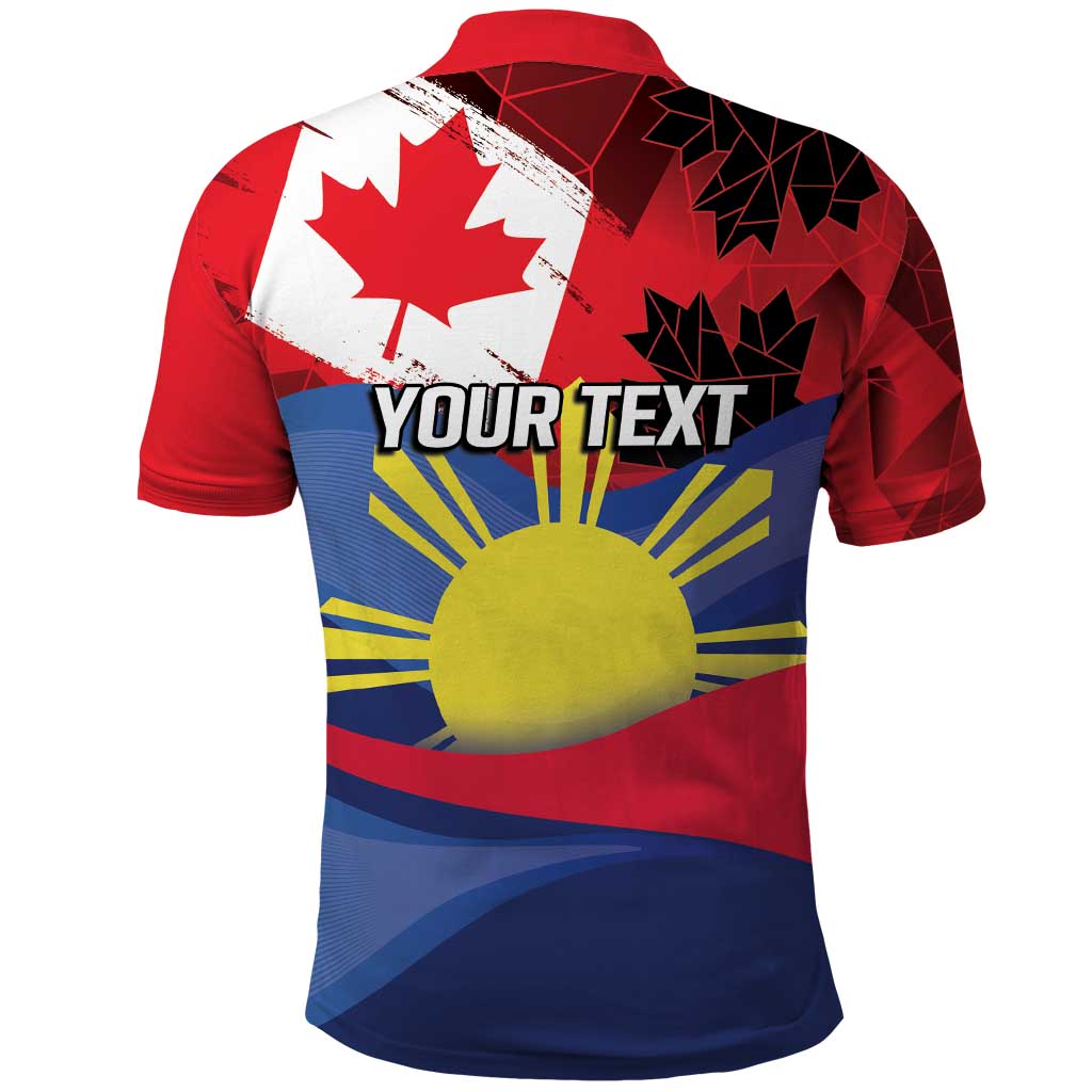 Personalized Canadian Grown With Filipino Roots Polo Shirt LT9