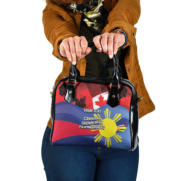 Personalized Canadian Grown With Filipino Roots Shoulder Handbag LT9