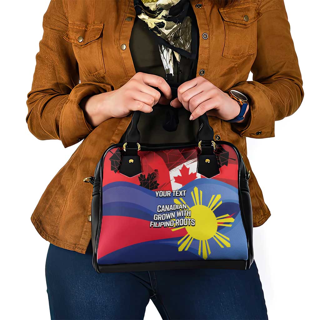 Personalized Canadian Grown With Filipino Roots Shoulder Handbag LT9