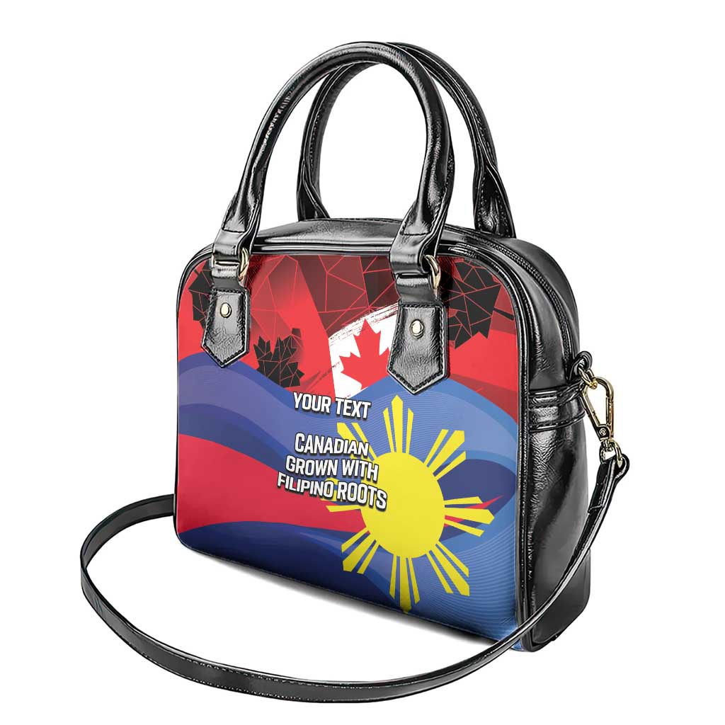 Personalized Canadian Grown With Filipino Roots Shoulder Handbag LT9