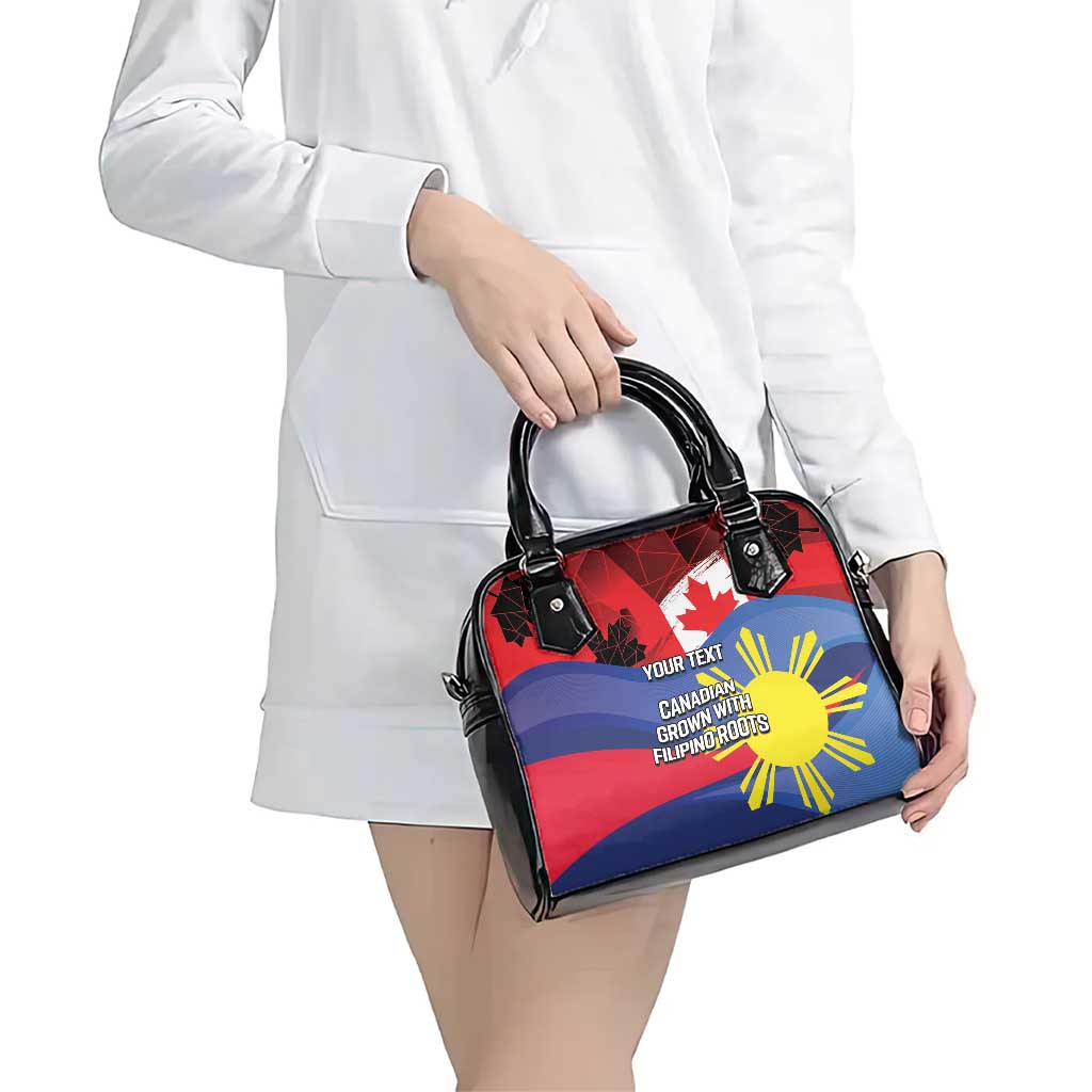Personalized Canadian Grown With Filipino Roots Shoulder Handbag LT9