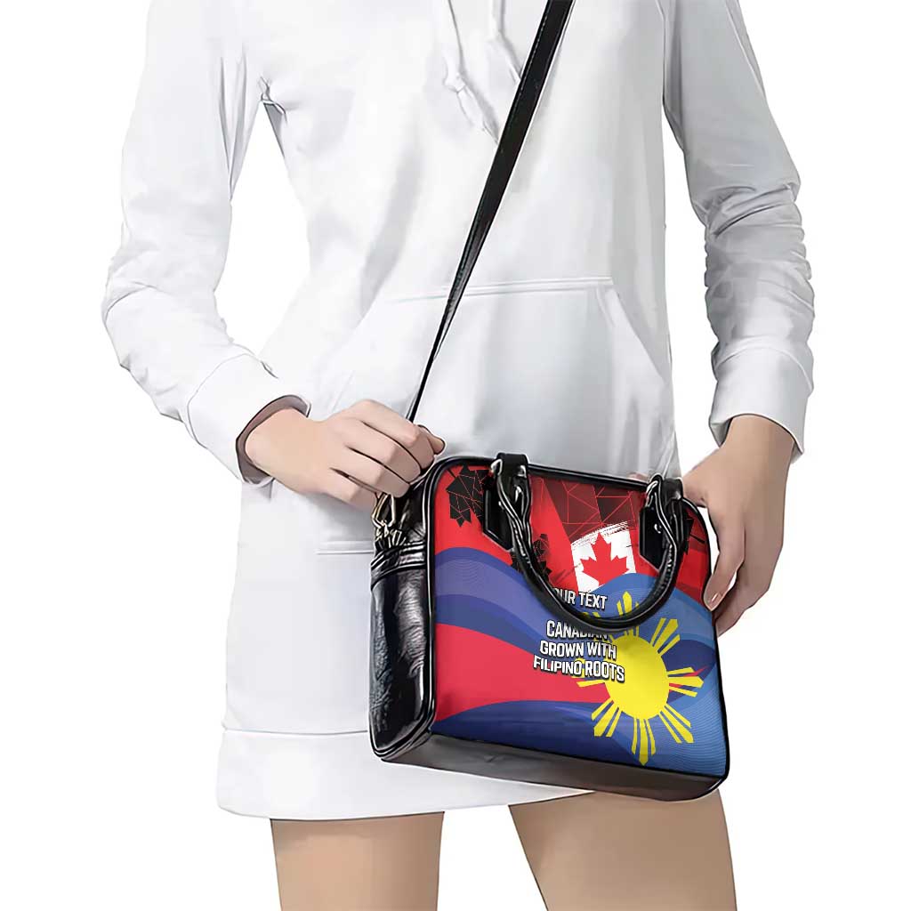 Personalized Canadian Grown With Filipino Roots Shoulder Handbag LT9